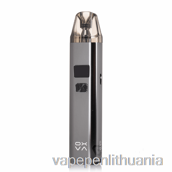 Oxva Xlim V2 25w Pod System Blizgus Gunmetal Vape Skystis